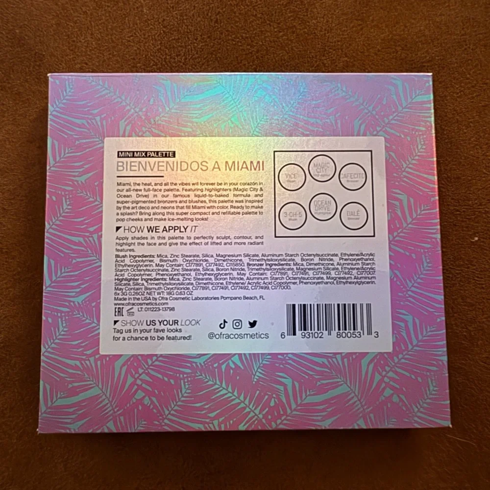 OFRA - MINI MIX FACE PALETTE - BIENVENIDOS A MIAMI